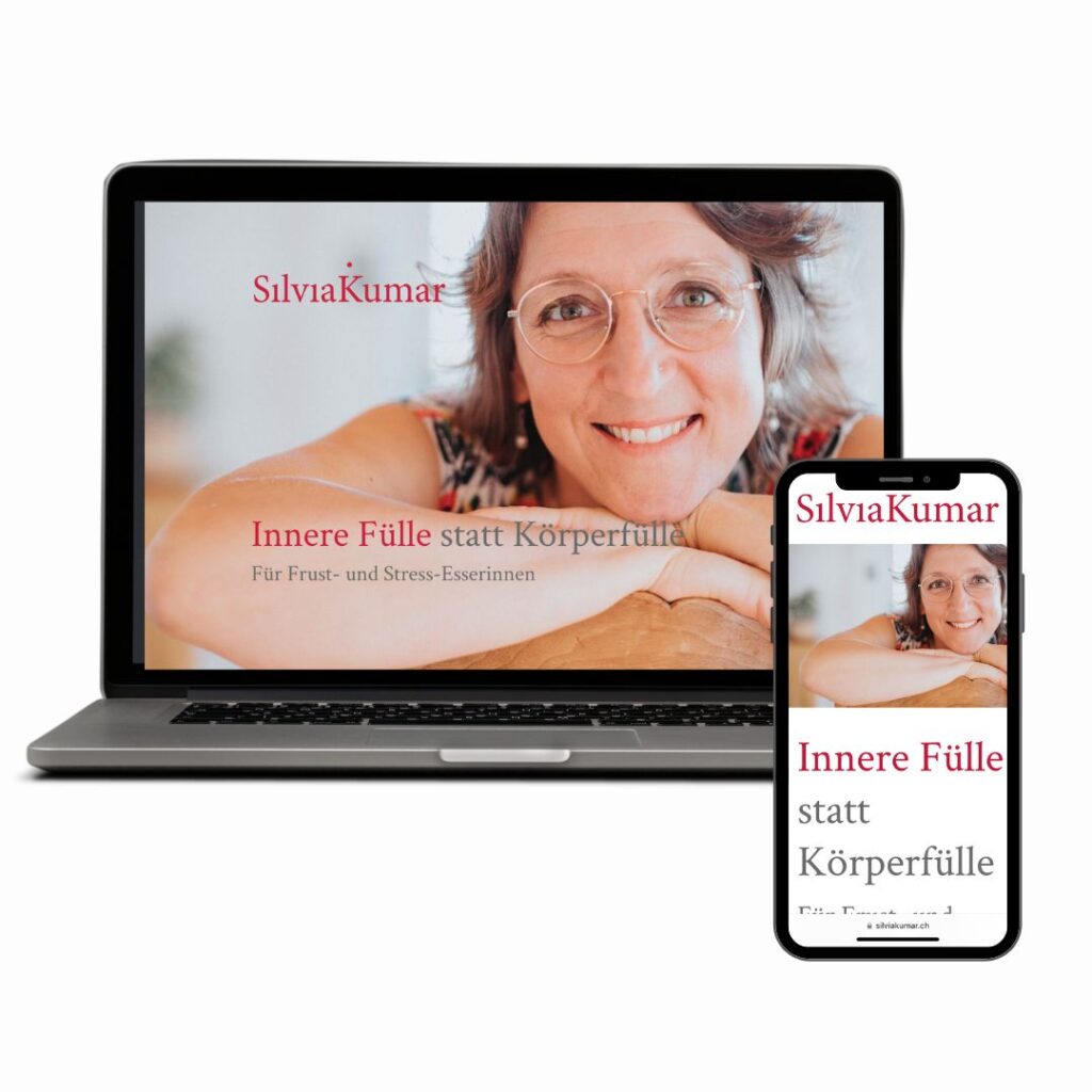Laptop mit von mir erstellten Website Silvia Kumar Ernährungsberatung