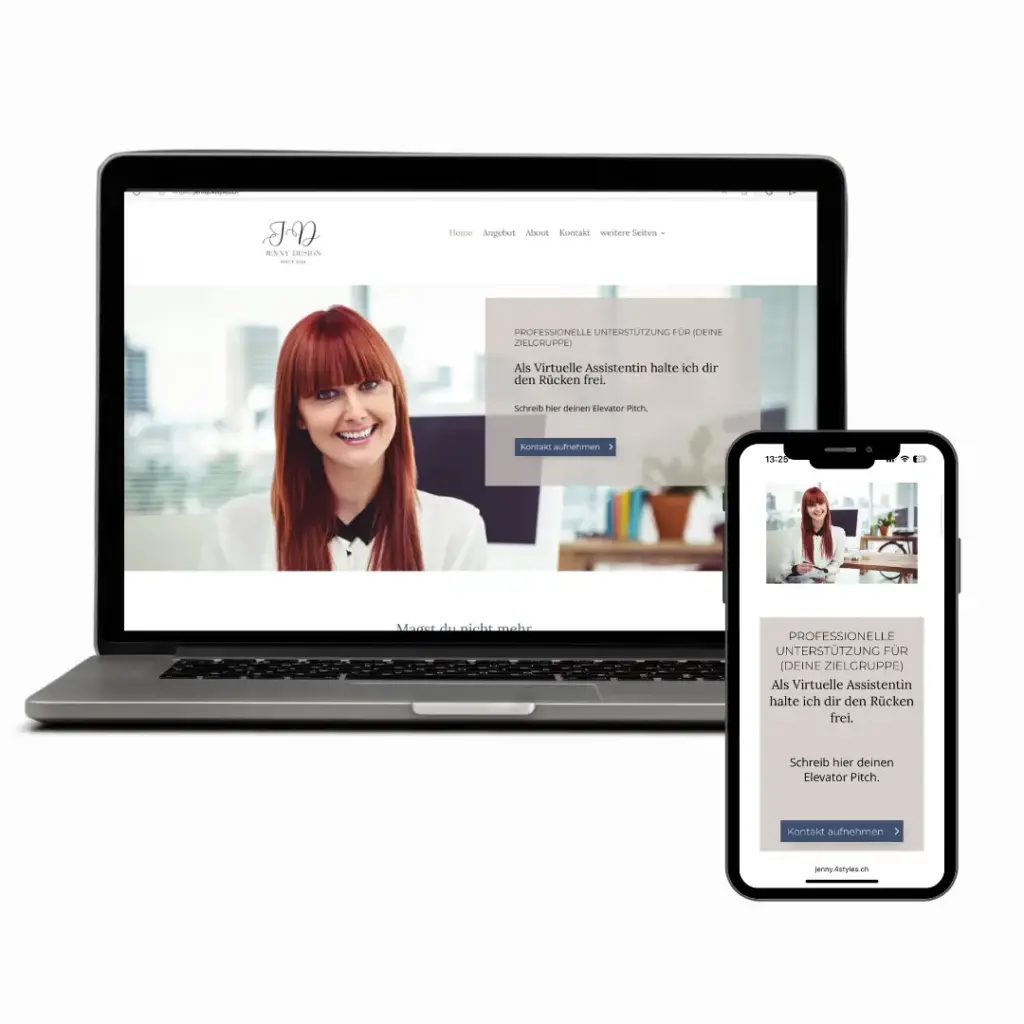 Mockup Template mit Setup
