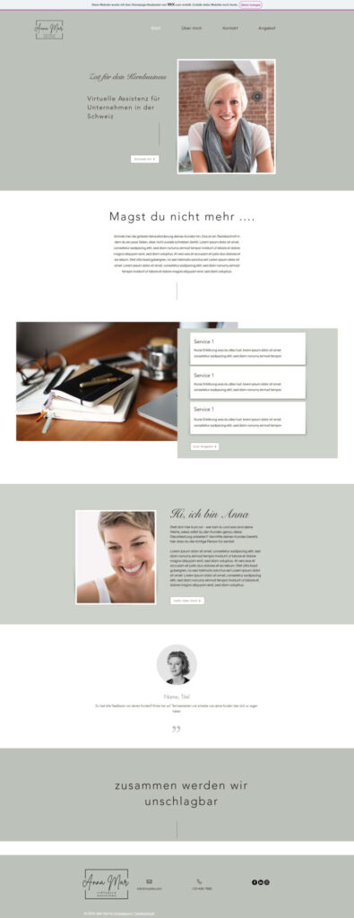 Screenshot Template Anna Wix